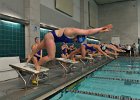 Swimming vs Bentley  Wheaton College Swimming vs Bentley. - Photo By: KEITH NORDSTROM : Wheaton, Swimming, Bentley